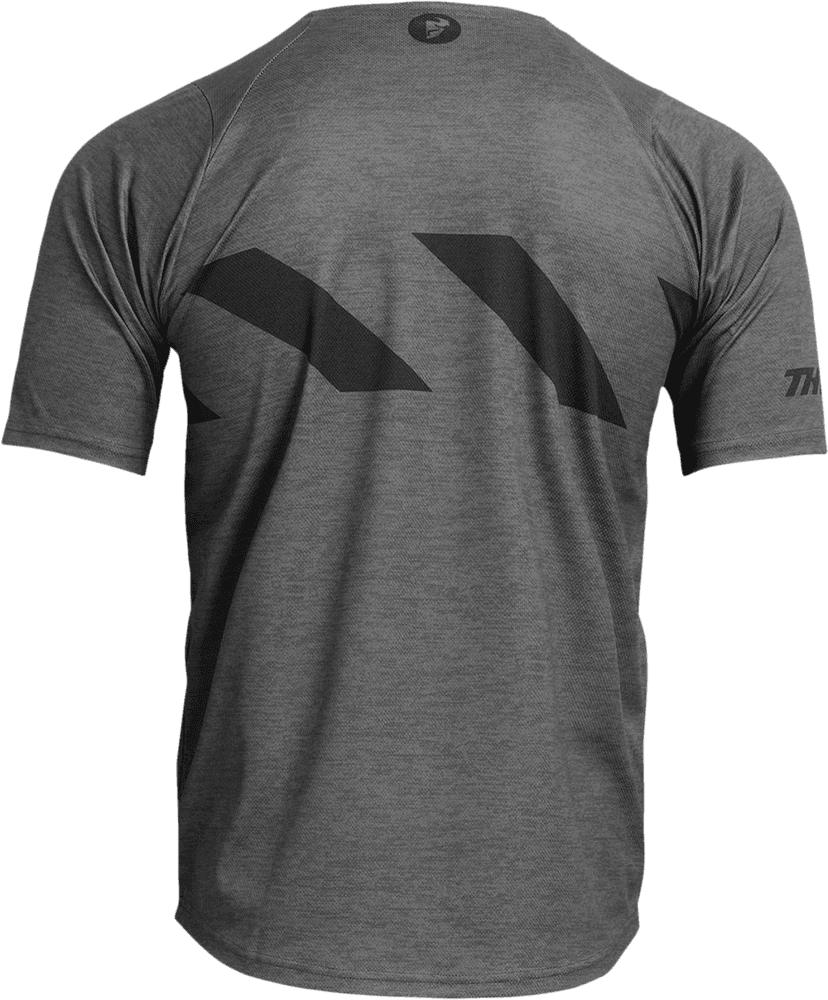 THOR 5020-0008 Assist Hazard Short-Sleeve Jersey - Charcoal/Heather - Small — image 2 of 4
