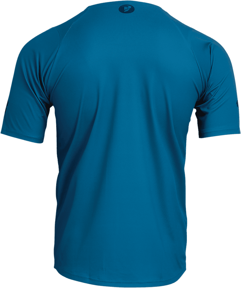 THOR 5020-0013 Assist Caliber Short-Sleeve Jersey - Teal - XS — image 2 of 2