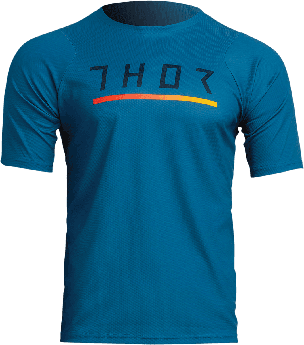 THOR 5020-0013 Assist Caliber Short-Sleeve Jersey - Teal - XS