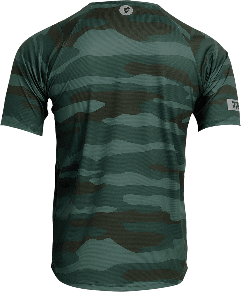 THOR 5020-0020 Assist Short-Sleeve Jersey - Camo Green - Small — image 2 of 2
