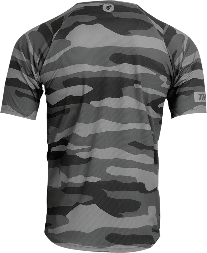 THOR 5020-0025 Assist Short-Sleeve Jersey - Camo Dark Gray - XS — image 2 of 2
