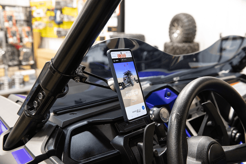 KLOCK WERKS 0502-0604 Roll Cage Phone Mount - Offset - 2" — image 9 of 9