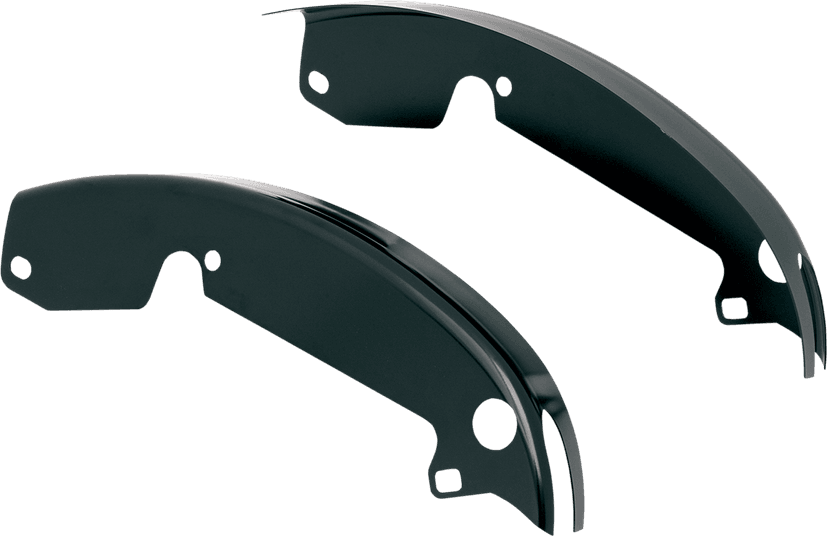 KLOCK WERKS 0504-0081 Saddlebag Upper Covers - Slotted - HD Touring