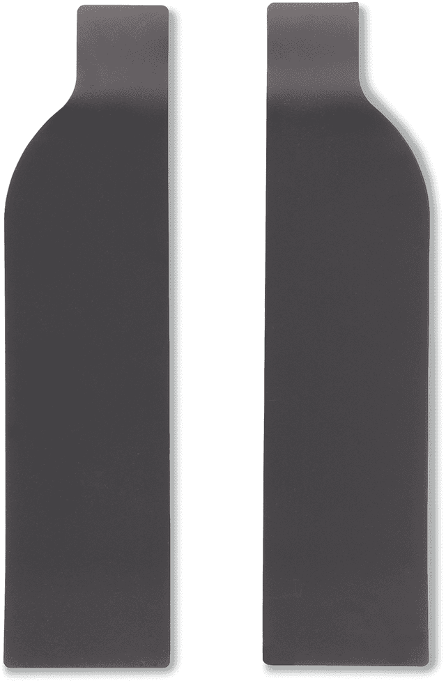 KLOCK WERKS 0504-0090 Lower Filler - Smooth - Black - HD Touring