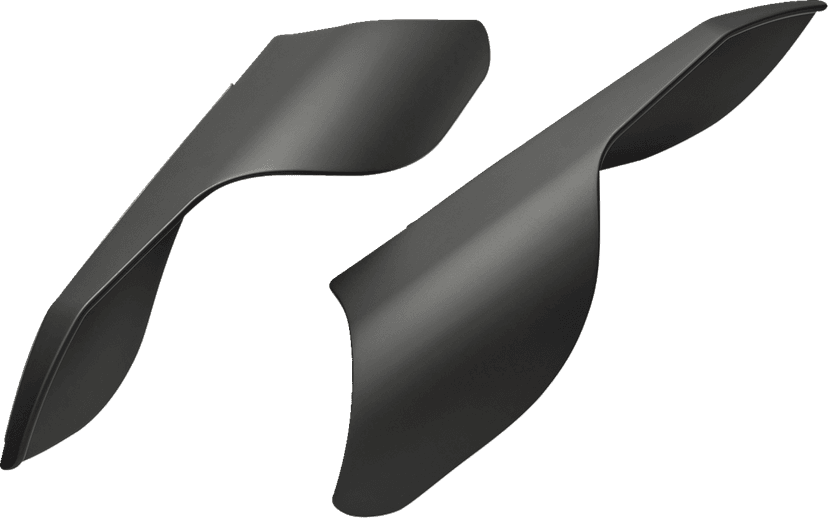 CIRO 0504-0434 Heat Deflectors - Black - Indian — image 1 of 2