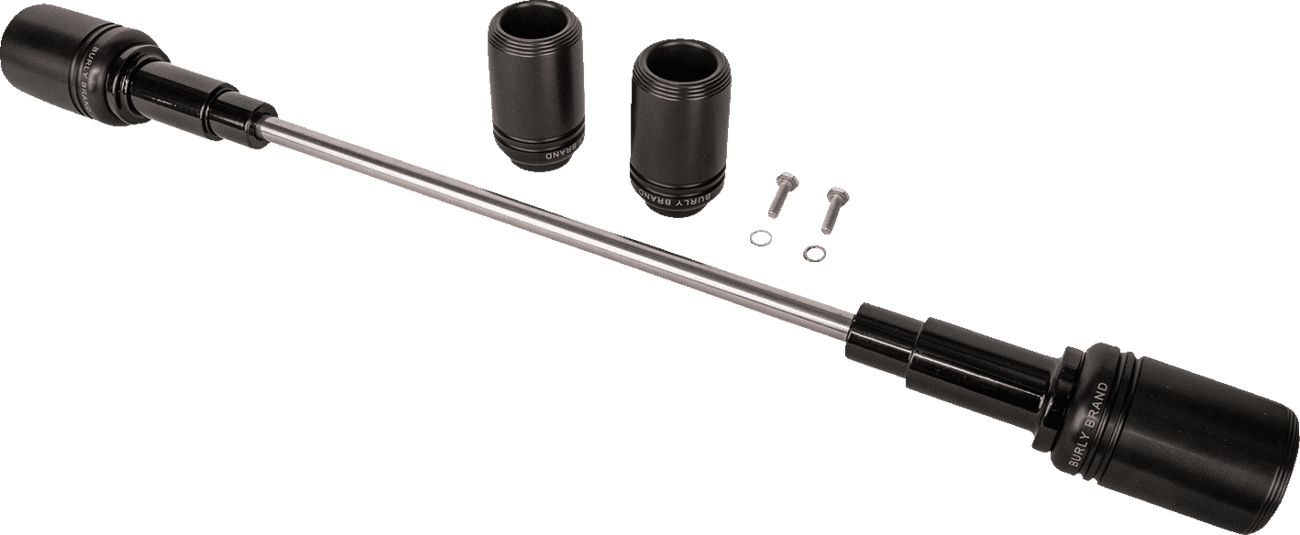 BURLY BRAND 0505-2303 Crash Sliders - Black - Honda - CMX