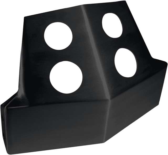 SPEED MERCHANT 0506-0830 Skid Plate - Black - Dyna