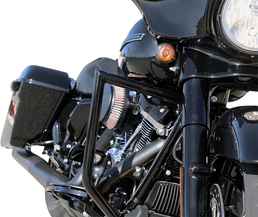 LA CHOPPERS 0506-1692 Engine Guard - Black - Twin Peaks — image 7 of 11
