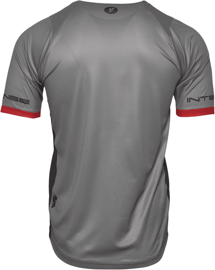 THOR 5120-0056 Intense Team Short-Sleeve Jersey - Black/Heather Gray - XS — image 2 of 3
