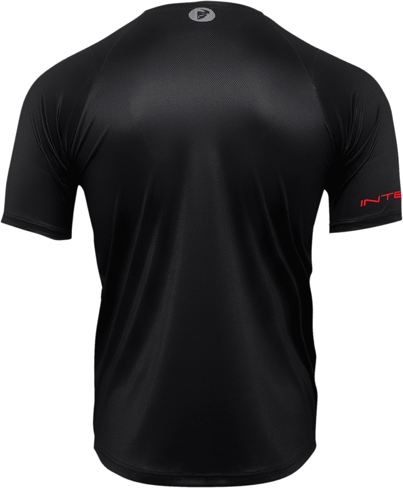 THOR 5120-0147 Intense Assist Chex Short-Sleeve Jersey - Black/Gray - Large — image 2 of 3