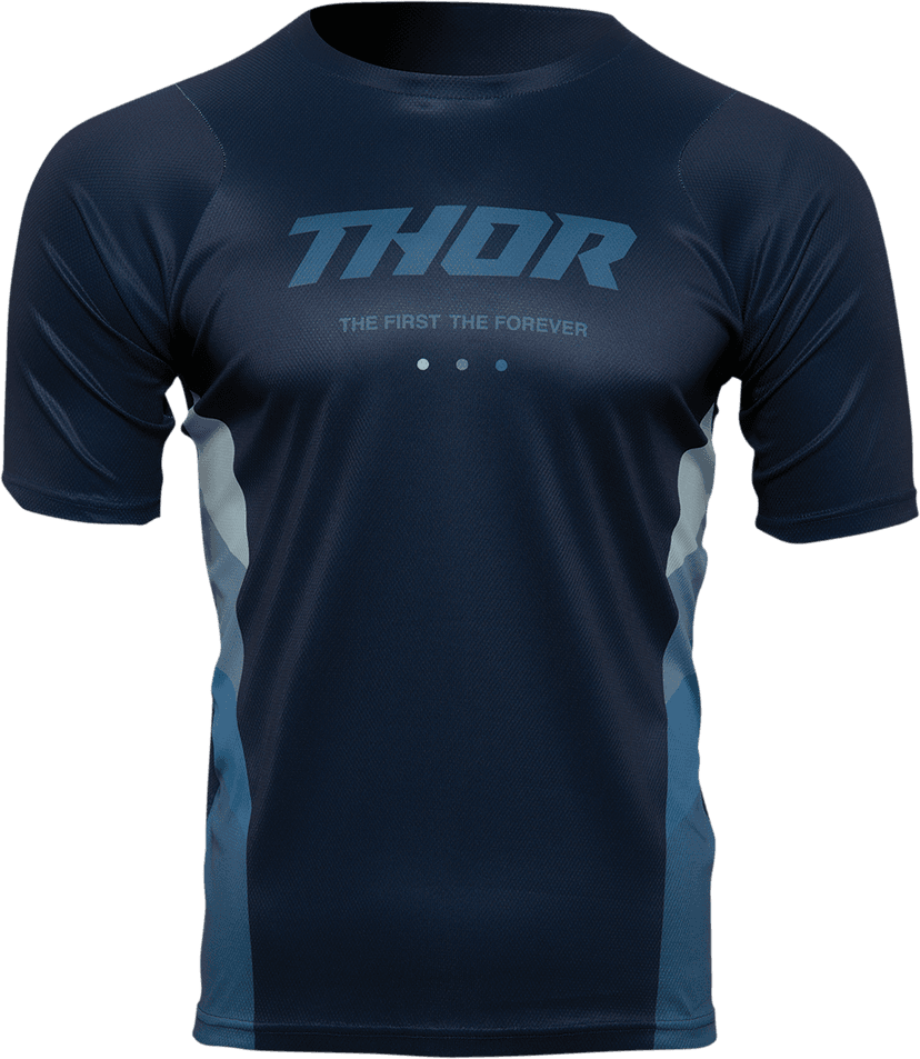 THOR 5120-0180 Assist React Short-Sleeve Jersey - Midnight/Teal - XS — image 1 of 5