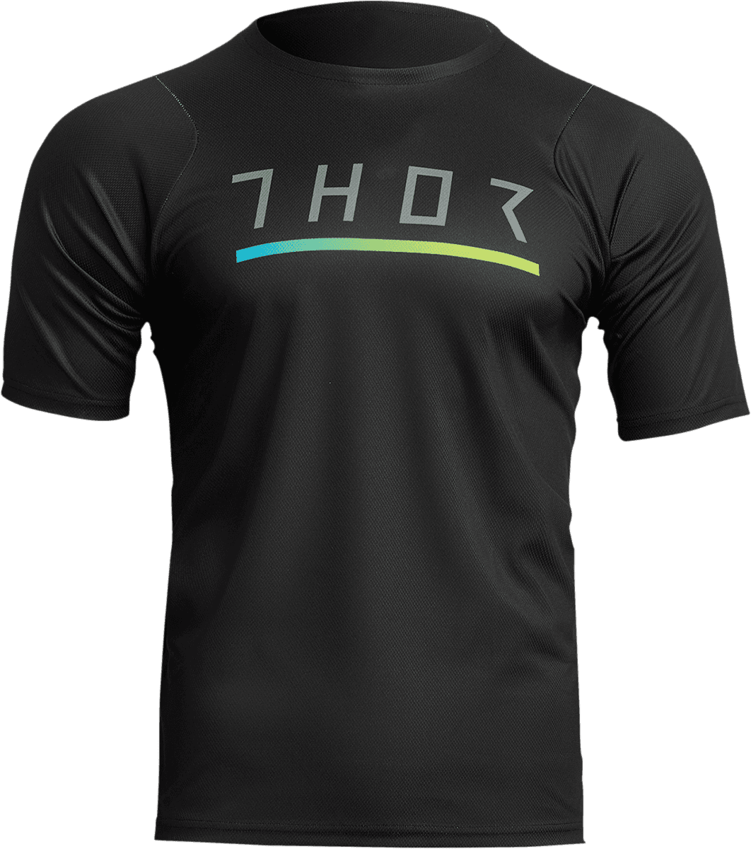 THOR 5120-0256 Assist Caliber Short-Sleeve Jersey - Black - XS