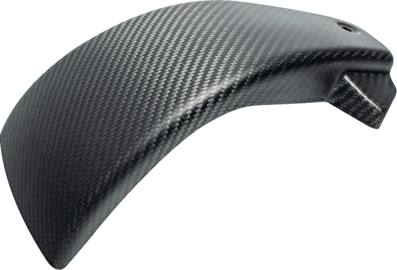 SLYFOX 0520-3990 Side Cover - Left - Carbon Fiber/Matte