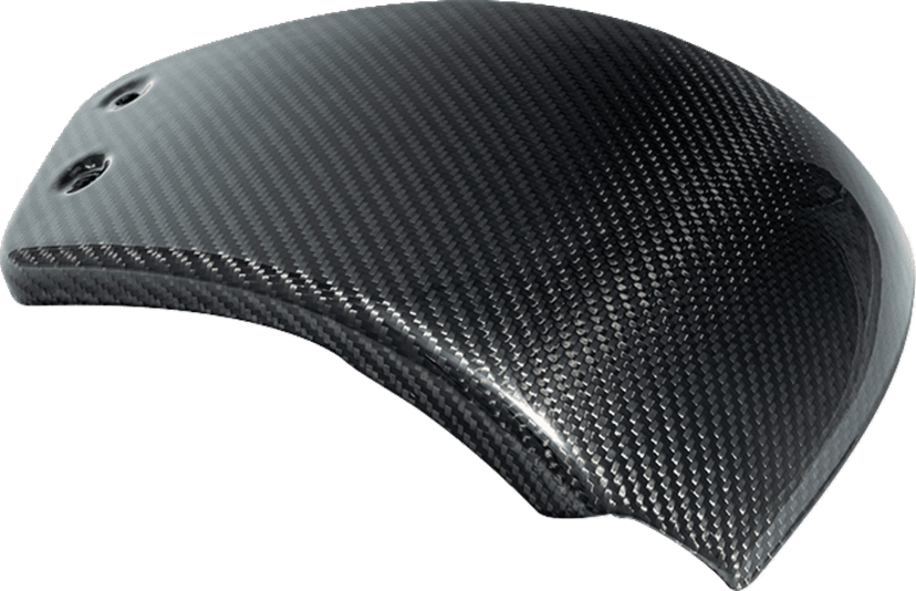 SLYFOX 0520-3991 Side Cover - Left - Carbon Fiber/Gloss