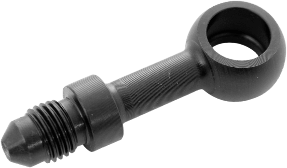 GOODRIDGE 592-03BK Banjo Fitting - 3/8"/10 mm - Straight - Black