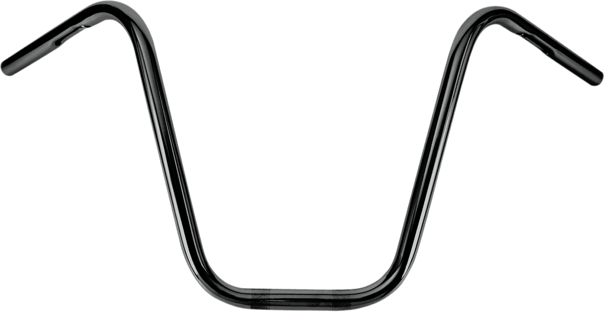BURLY BRAND 0601-0846 1" Narrow Bottom Ape Hanger Handlebar - 14" - Black