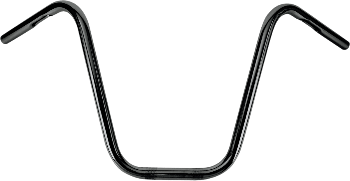 BURLY BRAND 0601-0846 1" Narrow Bottom Ape Hanger Handlebar - 14" - Black