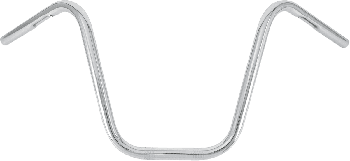 BURLY BRAND 0601-1376 1" Narrow Bottom Ape Hanger Handlebar - 12" - Chrome