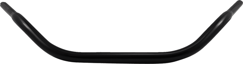 LA CHOPPERS 0601-1482 Hefty 1-1/4" Handlebar - Beach Bar - Black — image 1 of 2