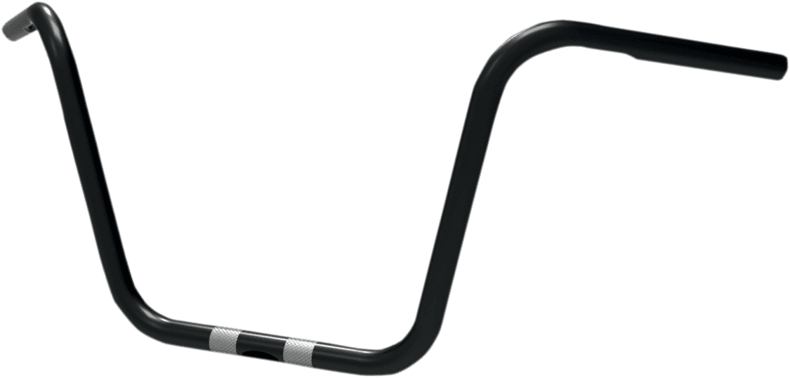 KHROME WERKS 0601-1700 1" Handlebar - Ape Hanger - TBW - 12" - Black