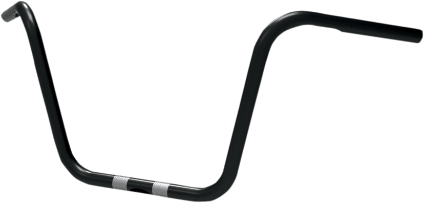 KHROME WERKS 0601-1700 1" Handlebar - Ape Hanger - TBW - 12" - Black