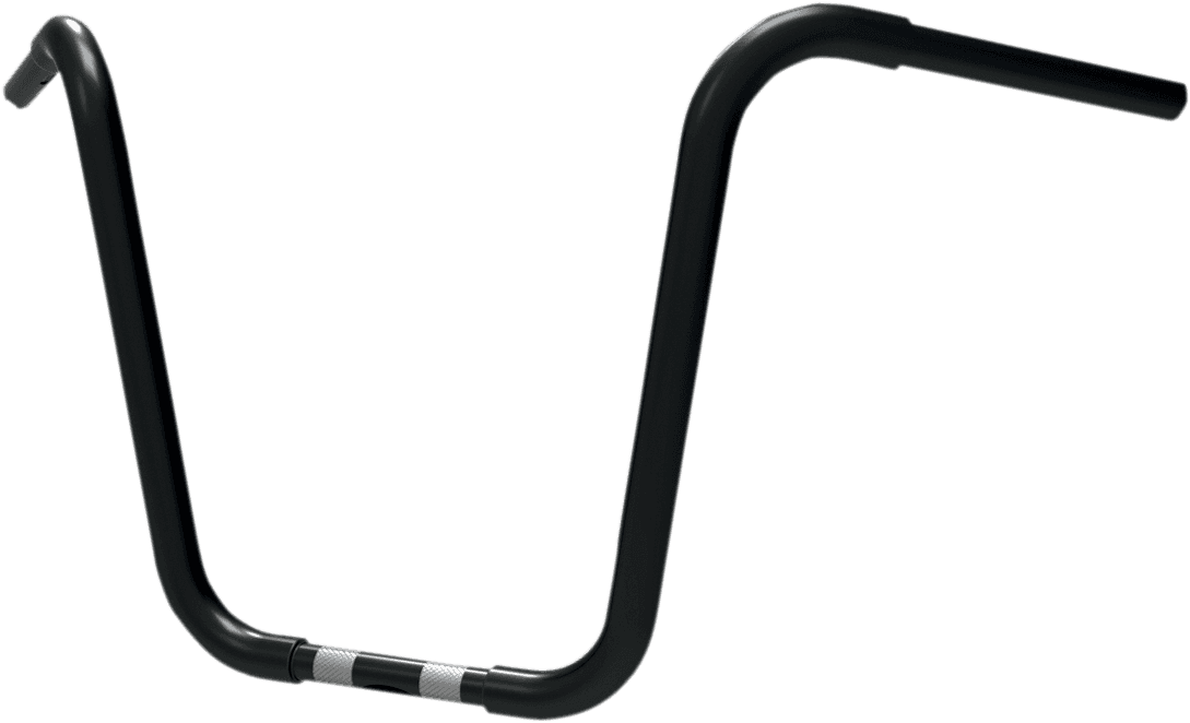 KHROME WERKS 0601-1708 1-1/4" Fat Ape Hanger Handlebar - 16" - TBW - Black