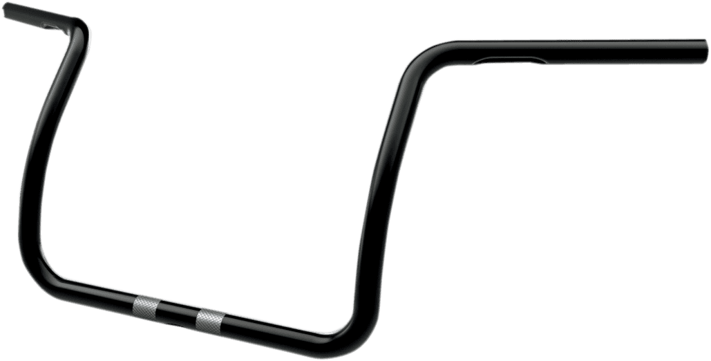 KHROME WERKS 0601-1981 1" 2+2 Custom Sweeper Handlebar - Black