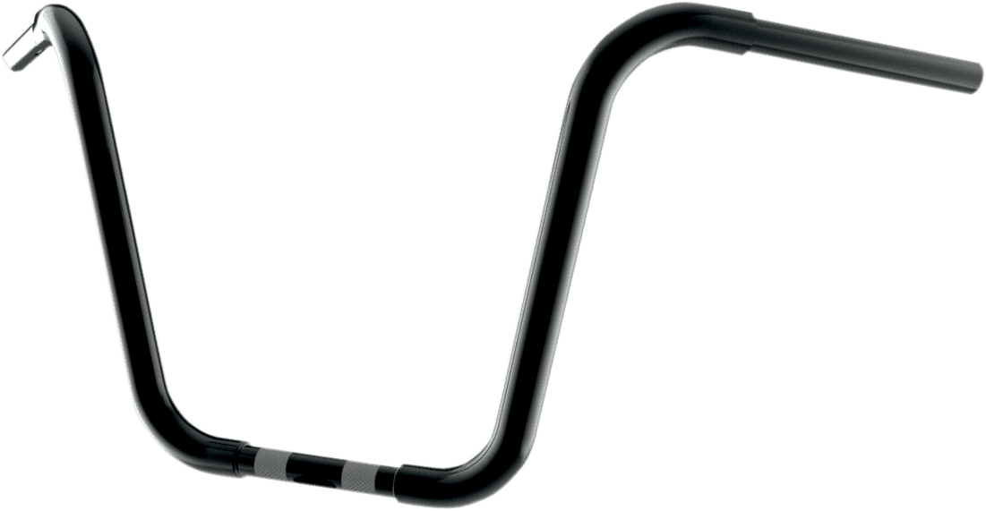 KHROME WERKS 0601-2085 1-1/4" Fat Ape Hanger Handlebar - 14" - TBW - Black