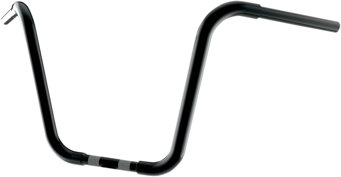 KHROME WERKS 0601-2085 1-1/4" Fat Ape Hanger Handlebar - 14" - TBW - Black
