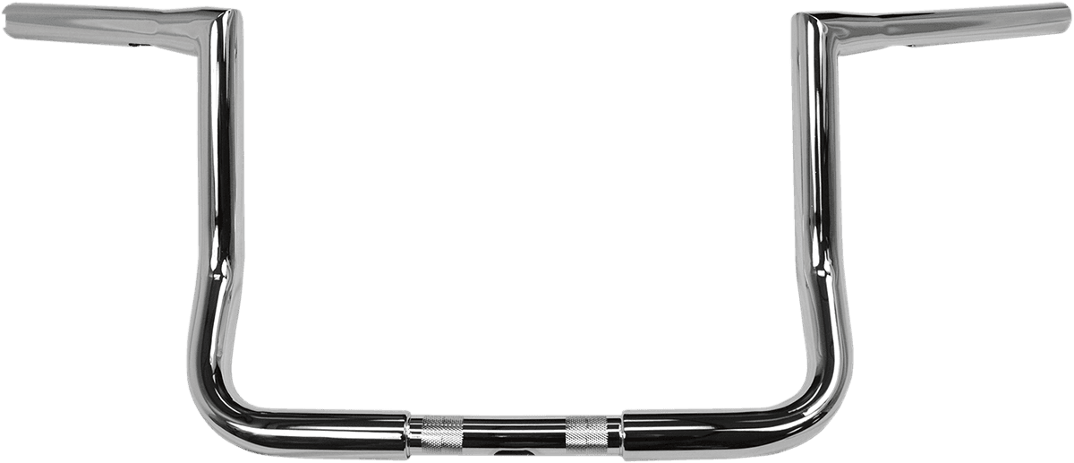 LA CHOPPERS 0601-2697 1-1/4" Twin Peaks Touring Handlebar - 10" - Chrome