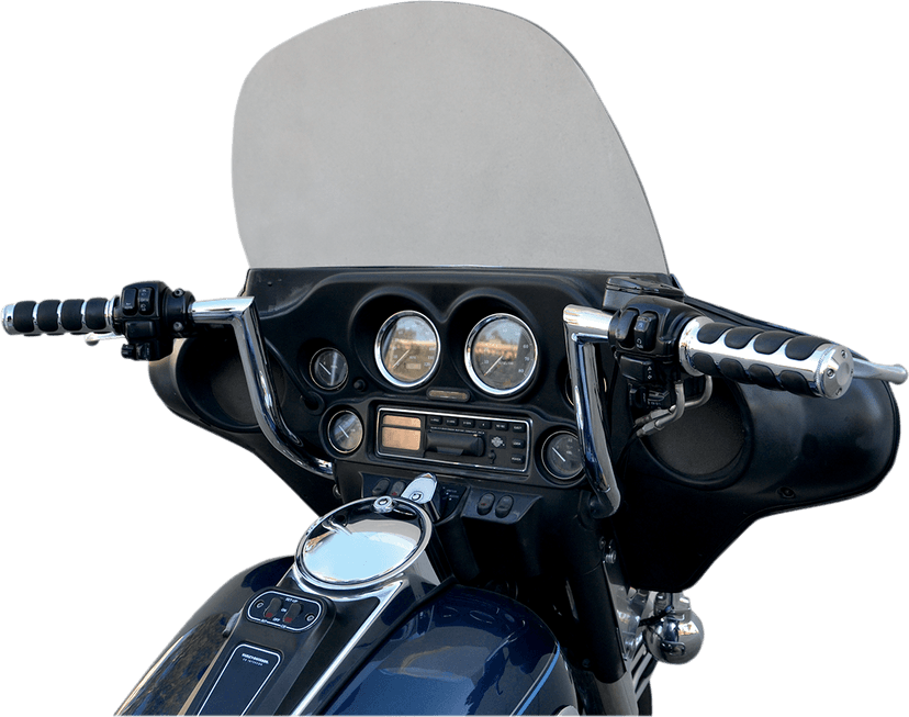 LA CHOPPERS 0601-2699 1-1/4" Twin Peaks Touring Handlebar - 12" - Chrome — image 3 of 3