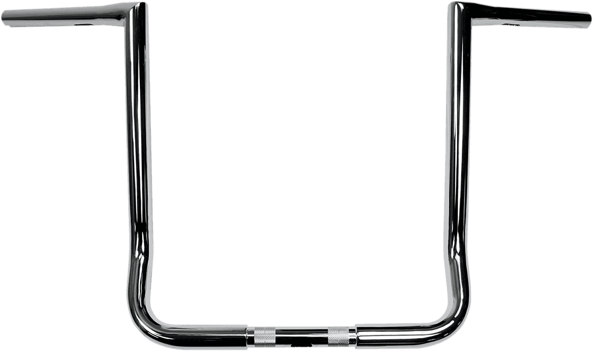 LA CHOPPERS 0601-2703 1-1/4" Twin Peaks Touring Handlebar - 16" - Chrome