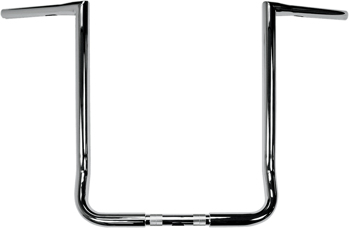 LA CHOPPERS 0601-2705 1-1/4" Twin Peaks Touring Handlebar - 18" - Chrome