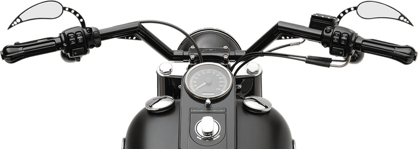TRASK 0601-2792 1-1/4" V-Line Handlebar - Standard - Black — image 2 of 2