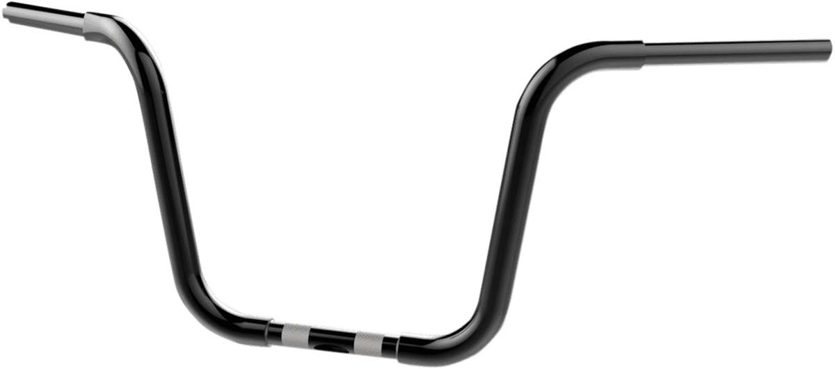 KHROME WERKS 0601-2832 1-1/4" Bobber Ape Hanger Handlebar - 12" - Black