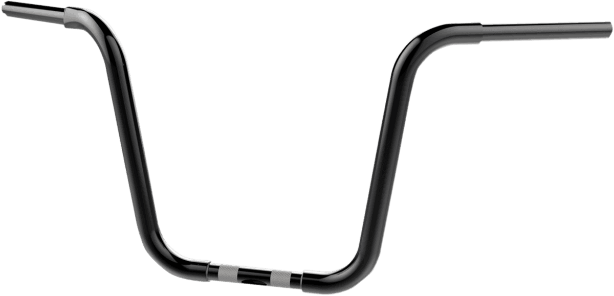 KHROME WERKS 0601-2834 1-1/4" Bobber Ape Hanger Handlebar - 14" - Black