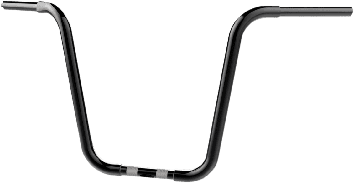 KHROME WERKS 0601-2836 1-1/4" Bobber Ape Hanger Handlebar - 16" - Black