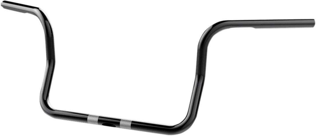 KHROME WERKS 0601-2852 1" Handlebar - Ape Hanger - 10" - Black