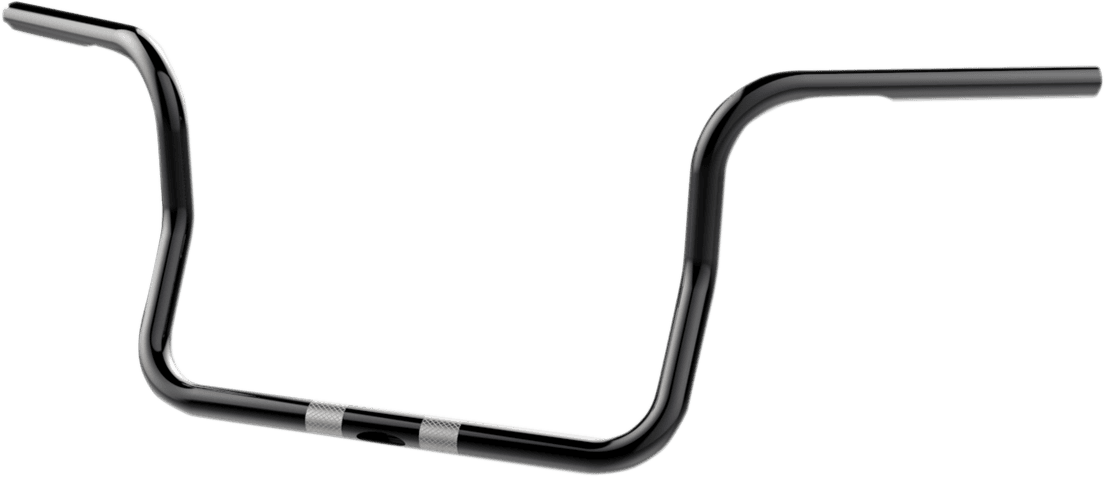 KHROME WERKS 0601-2852 1" Handlebar - Ape Hanger - 10" - Black