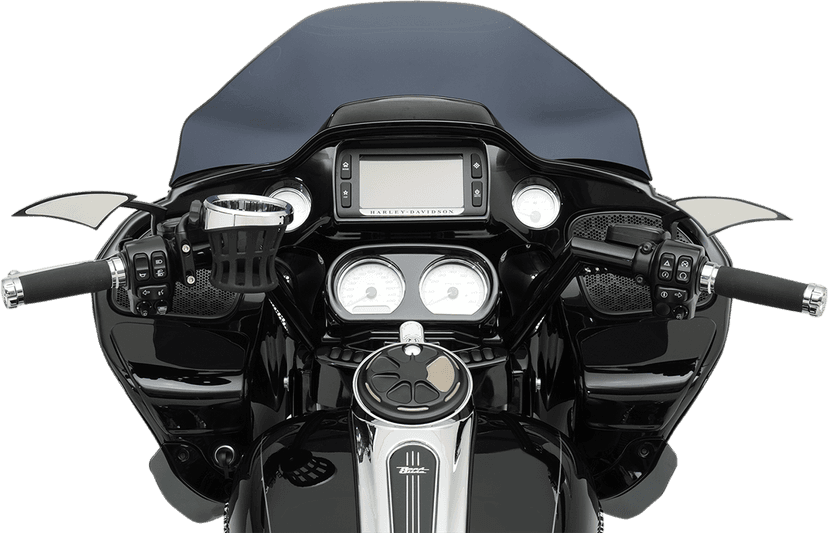 TRASK 0601-3054 1-1/4" V-Line Handlebar - FLTR - Black — image 2 of 3