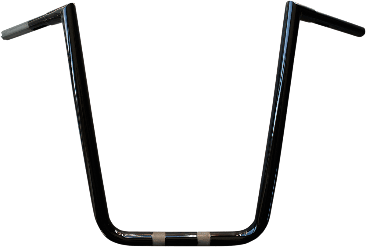 LA CHOPPERS 0601-3368 1-1/4" Twin Peaks Hefty Big Twin Handlebar - 19" - Black