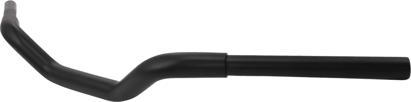 LA CHOPPERS 0601-3456 Hefty 1-1/4" Handlebar - Super Bar - Flat Black — image 2 of 2