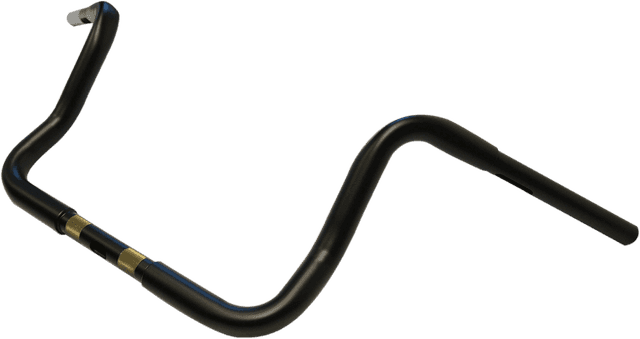 LA CHOPPERS 0601-3460 1-1/4" Touring Ape Hanger Handlebar - 10" - Flat Black