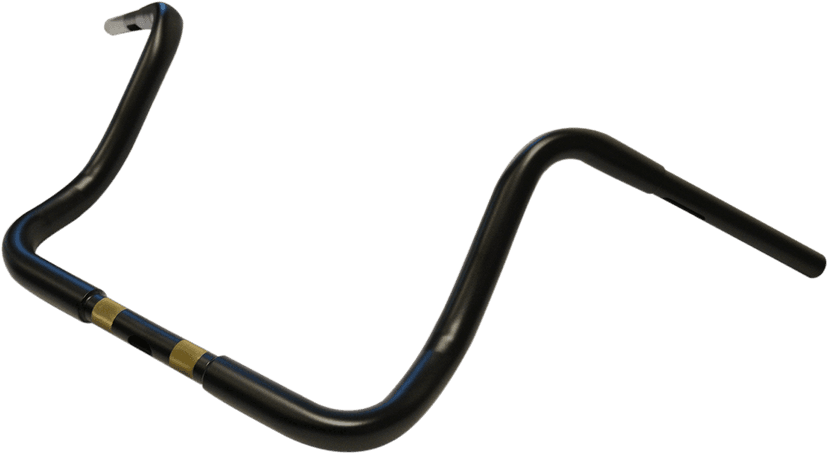 LA CHOPPERS 0601-3461 1-1/4" Touring Ape Hanger Handlebar - 12" - Flat Black