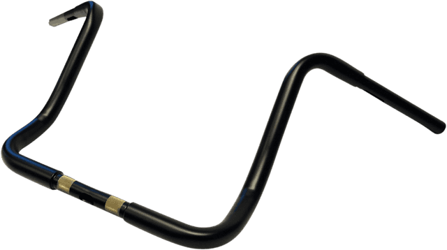 LA CHOPPERS 0601-3462 1-1/4" Touring Ape Hanger Handlebar - 14" - Flat Black
