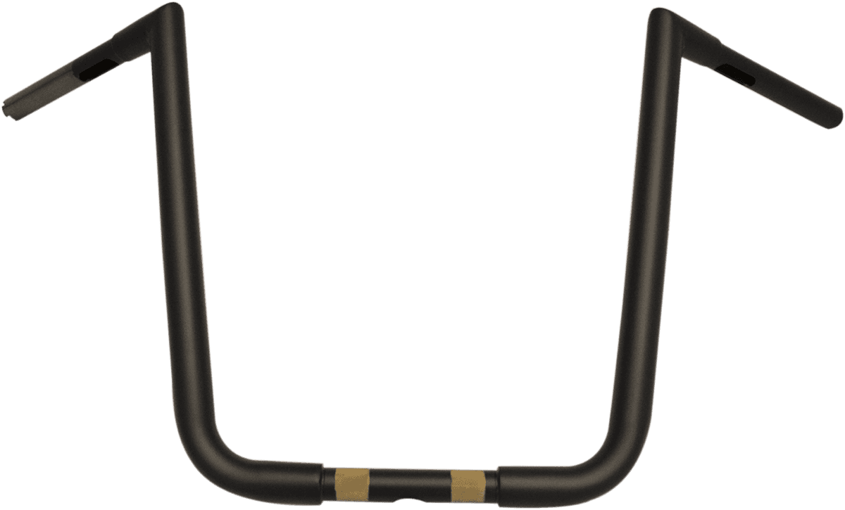 LA CHOPPERS 0601-3468 1-1/4" Twin Peaks Big Twin Handlebar - 16" - Flat Black