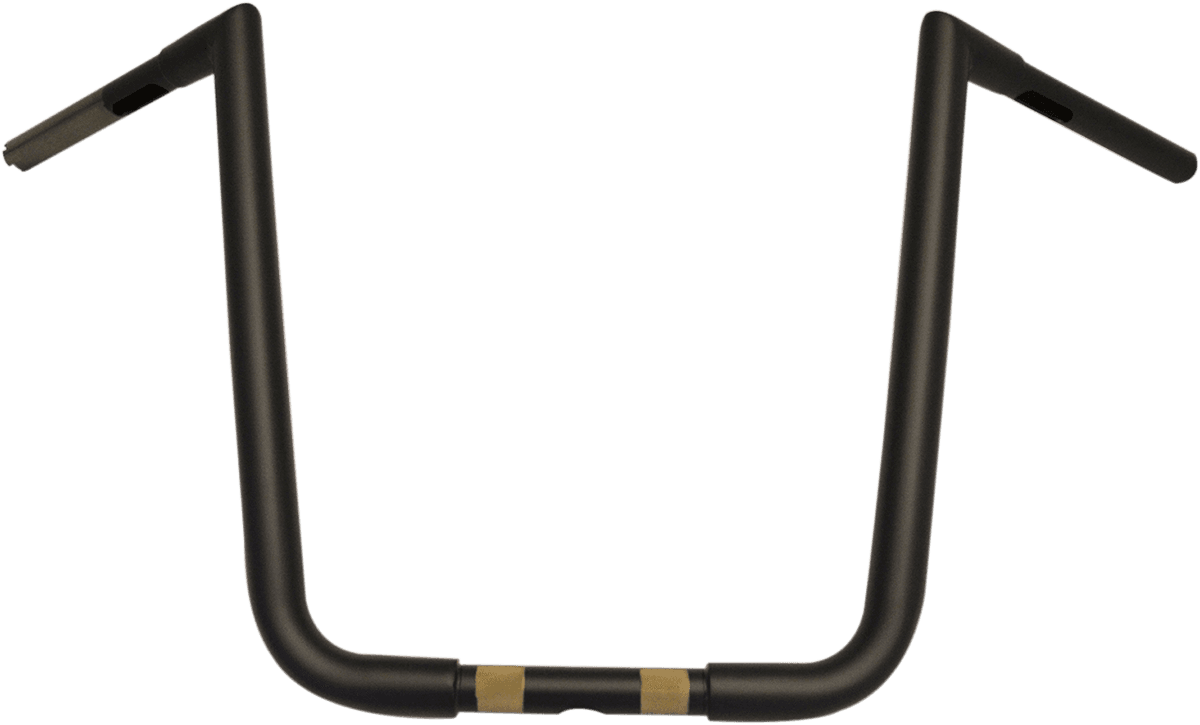 LA CHOPPERS 0601-3468 1-1/4" Twin Peaks Big Twin Handlebar - 16" - Flat Black
