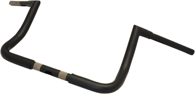 LA CHOPPERS 0601-3471 1-1/4" Twin Peaks Touring Handlebar - 10" - Flat Black