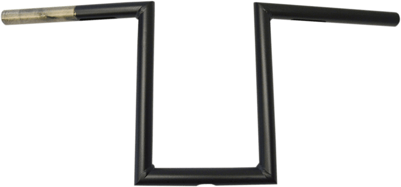 LA CHOPPERS 0601-3477 Narrow-Z Old School Handlebar - 10" - Flat Black