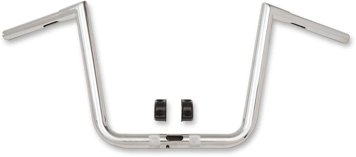 LA CHOPPERS 0601-3840 1-1/4" Hefty Twin Peaks Handlebar - 13" - Chrome